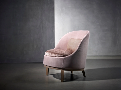 BELLE - Fabric armchair with fire retardant padding _ Piet Boon