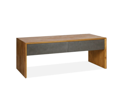 ANGLE - Steel and wood TV cabinet with drawers _ Pilma