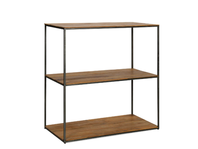 CUTE - Open modular steel and wood bookcase _ Pilma