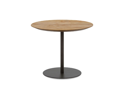 CUTE - Round steel and wood coffee table _ Pilma