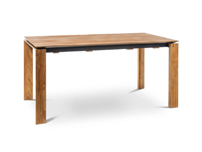 KUBICO - Rectangular extending teak table _ Pilma