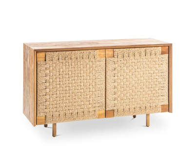 VIROTEC - Rattan sideboard with doors _ Pilma