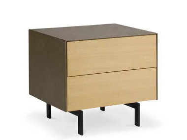 XENA - Rectangular bedside table with drawers _ Pilma