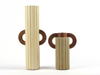 COLONNE - Natural stone garden vase _ PIMAR