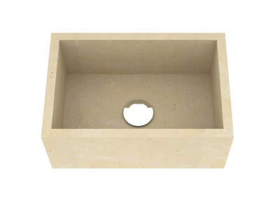 L16 - Countertop single lecce stone washbasin _ PIMAR