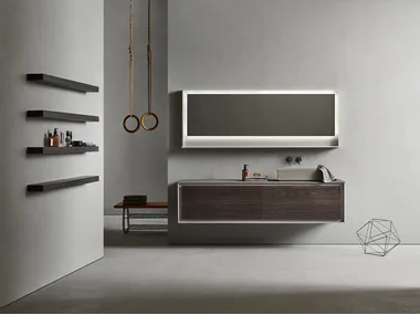 FRAME 103 - Wall-mounted vanity unit with drawers _ Pirovano