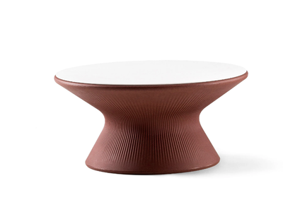 FADE - Round polyethylene coffee table _ Plust
