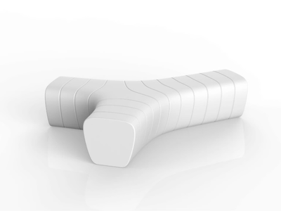 JETLAG - Modular polyethylene bench _ Plust