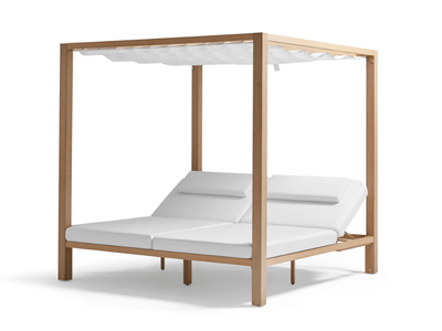 KAHN - Canopy TechTeak and fabric garden bed _ POINT