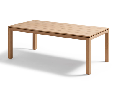 KUBIK - Rectangular TechTeak garden table _ POINT
