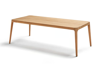 PARALEL - Rectangular teak garden table _ POINT