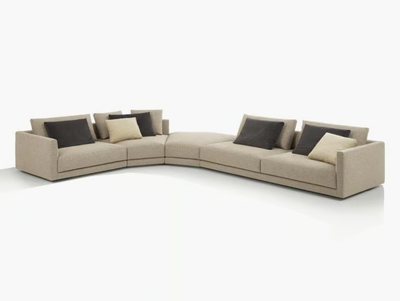 BRISTOL - Corner sectional fabric sofa _ Poliform