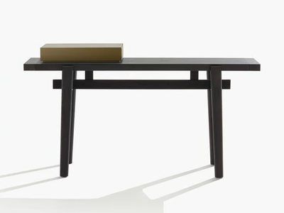 HOME HOTEL - Rectangular wood veneer writing desk _ Poliform