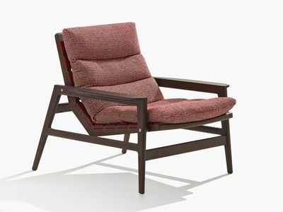 IPANEMA - Upholstered fabric armchair with armrests _ Poliform