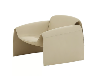 LE CLUB - Leather armchair with armrests _ Poliform