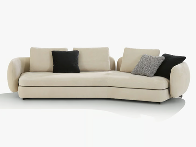 SAINT-GERMAIN - Nabuk sofa _ Poliform