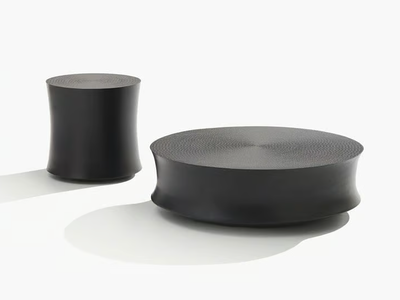SOORI - Round low coffee table for living room _ Poliform