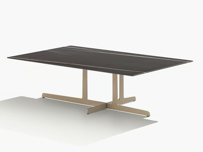 WESTSIDE - Rectangular marble coffee table _ Poliform