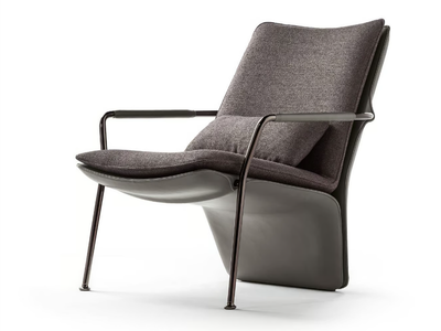 ARABESQUE - Armchair with armrests _ Poltrona Frau