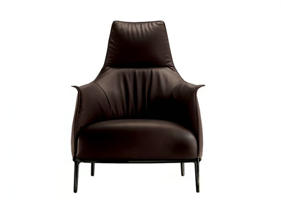 ARCHIBALD - Armchair with headrest with armrests _ Poltrona Frau