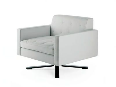 KENNEDEE - Armchair with 4-spoke base _ Poltrona Frau