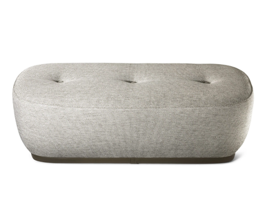 LEPLI - Upholstered fabric bench _ Poltrona Frau