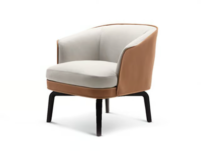 NIVOLA - Leather armchair _ Poltrona Frau