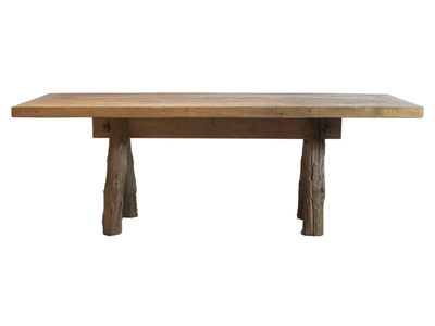 OVISTON - Rectangular reclaimed wood table _ POMAX