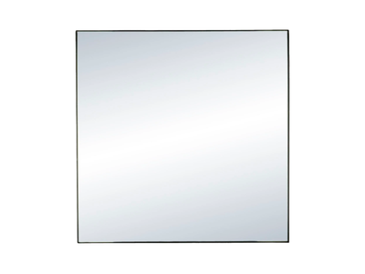 PALACE - Square wall-mounted framed metal mirror _ POMAX