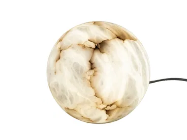 BALL 2003/L15 - LED alabaster table lamp _ Possoni Illuminazione