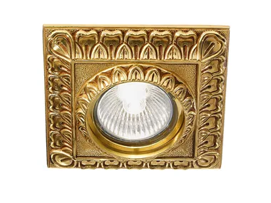 LIU DL7815 - French Gold square down light _ Possoni Illuminazione