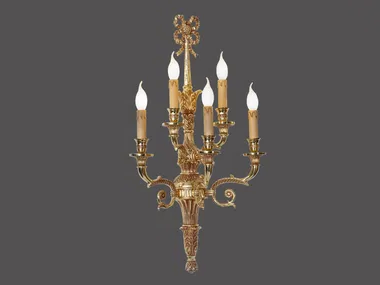 MIRELLA 246/A5 - LED brass wall lamp with fixed arm _ Possoni Illuminazione