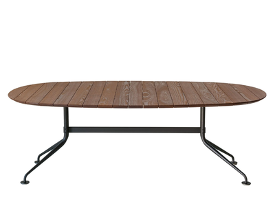 AGRA 688/ATG-O-OUT - Oval ash and metal garden table _ Potocco