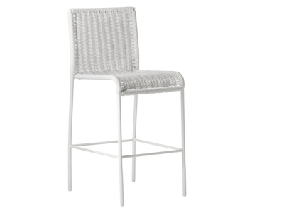 AGRA 688/S - Rope stool with footrest _ Potocco