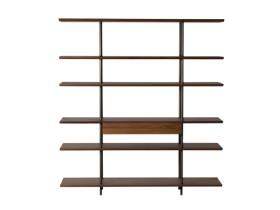 ARIAL 870/ML - Open freestanding wooden shelving unit _ Potocco