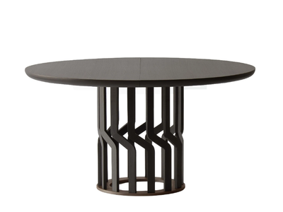 INTRECCIO 950-TC1 - Extending round wooden table _ Potocco