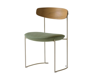 KEEL 922-OUT - Sled base garden chair _ Potocco