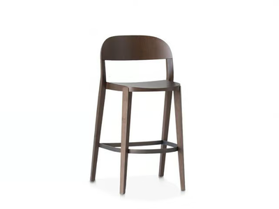 MINIMA 949/S - High ash stool with back _ Potocco