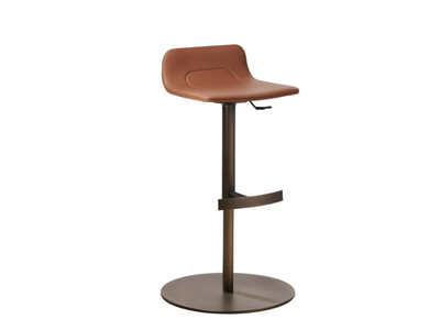 TORSO 837/AI-GAS - High leather stool height-adjustable with gas lift _ Potocco