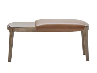 VELIS 942/O3 - Upholstered leather bench _ Potocco