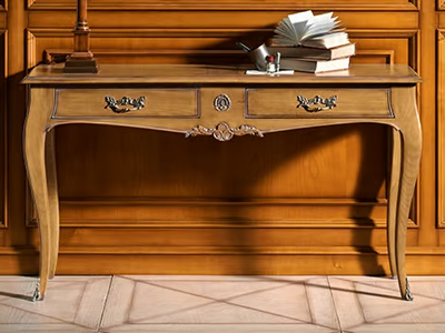 CAPRICCI - Rectangular cherry wood console table with drawers _ Prestige