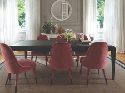 DAMA - Rectangular beech living room table _ Prestige