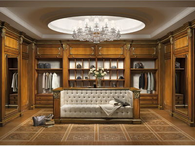 FIRENZE - Classic style walk-in wardrobe _ Prestige