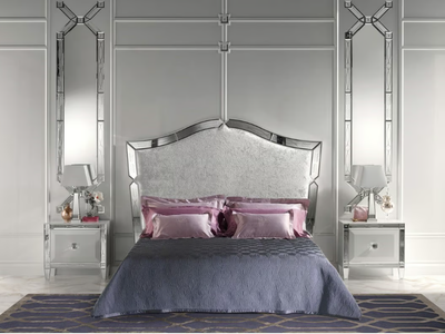 GRAN DUCA GLOW - Bed with upholstered headboard _ Prestige
