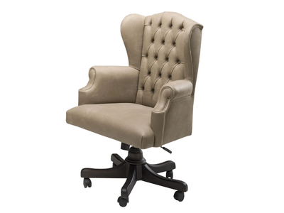 GRAN DUCA - Tufted leather armchair high-back _ Prestige