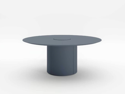 EXTRALIGHT - Round meeting table with cable management _ PROF