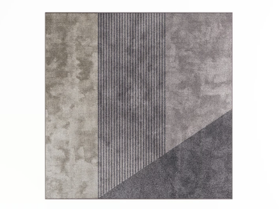 RAY - Square polyamide rug _ PROF
