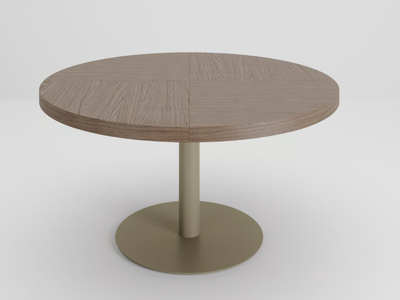 SESSANTA - Round wooden meeting table _ PROF