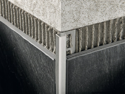 PROJOLLY SQUARE STEEL - Stainless steel edge profile for walls _ PROGRESS PROFILES