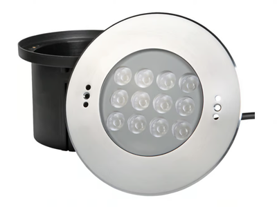 REC IP68 LIGHT 12X 2 WATT TRILED RGB - LED RGB Glass and Stainless Steel underwater lamp _ PROLED